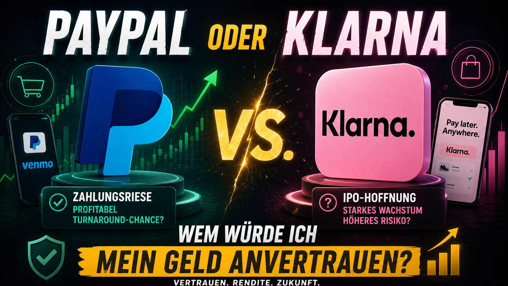 PayPal oder Klarna Titelbild